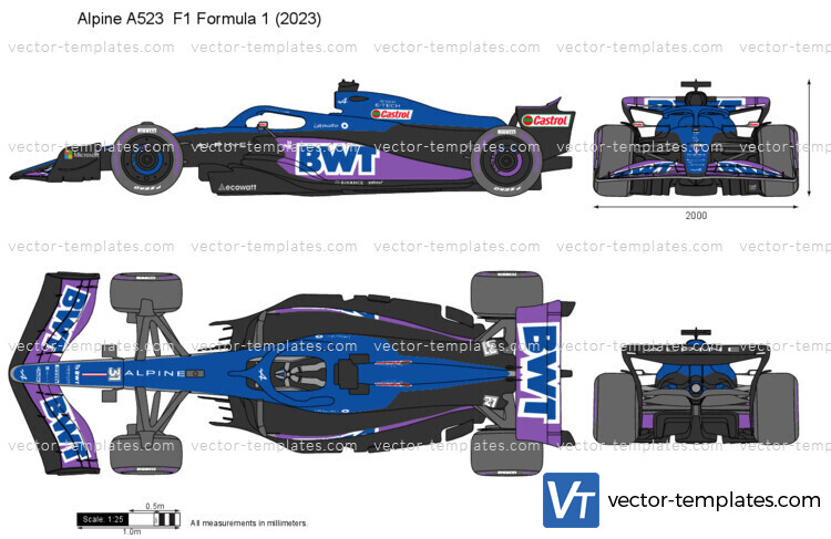 Alpine A523  F1 Formula 1