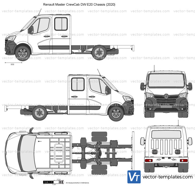 Renault Master CrewCab DW E20 Chassis