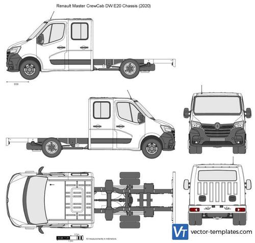 Renault Master CrewCab DW E20 Chassis