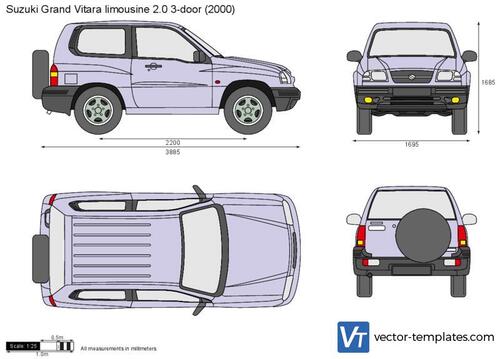 Suzuki Grand Vitara limousine 2.0 3-door