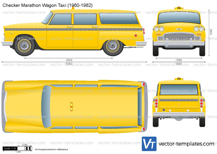 Checker Marathon Wagon Taxi