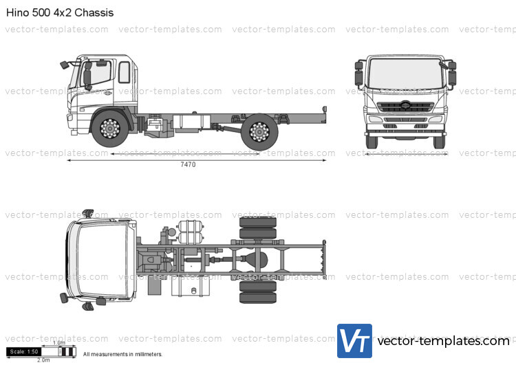 Hino 500 4x2 Chassis