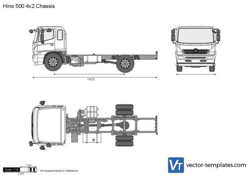 Hino 500 4x2 Chassis