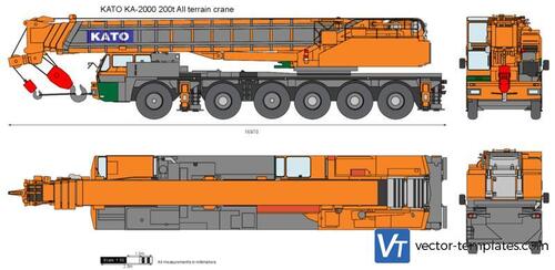 KATO KA-2000 200t All terrain crane