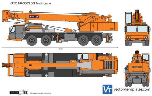 KATO NK-300S 30t Truck crane