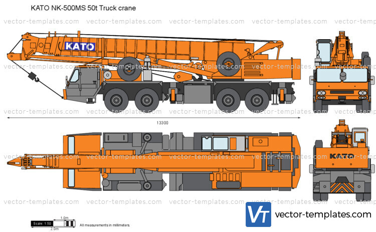 KATO NK-500MS 50t Truck crane