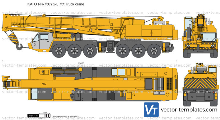 KATO NK-750YS-L 75t Truck crane