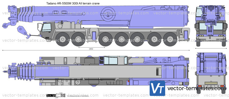 Tadano AR-5500M 300t All terrain crane