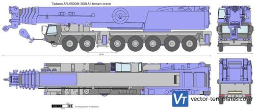 Tadano AR-5500M 300t All terrain crane