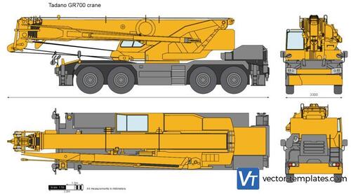 Tadano GR700 crane