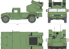 Humvee Military M1097 Avenger