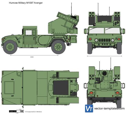 Humvee Military M1097 Avenger