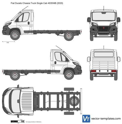 Fiat Ducato Chassis Truck Single Cab 4035WB