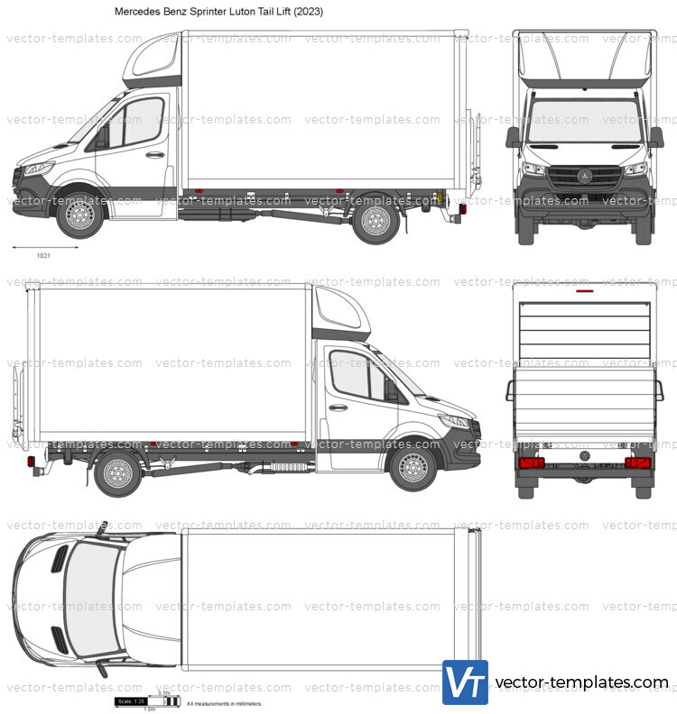 Mercedes Benz Sprinter Luton Tail Lift