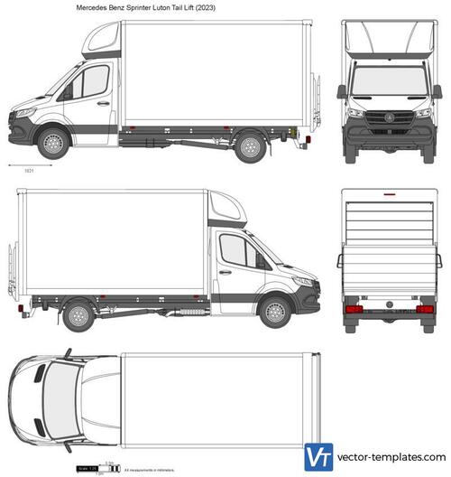 Mercedes Benz Sprinter Luton Tail Lift