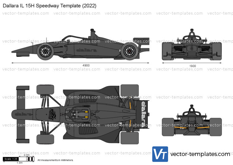 Dallara IL 15H Speedway Template