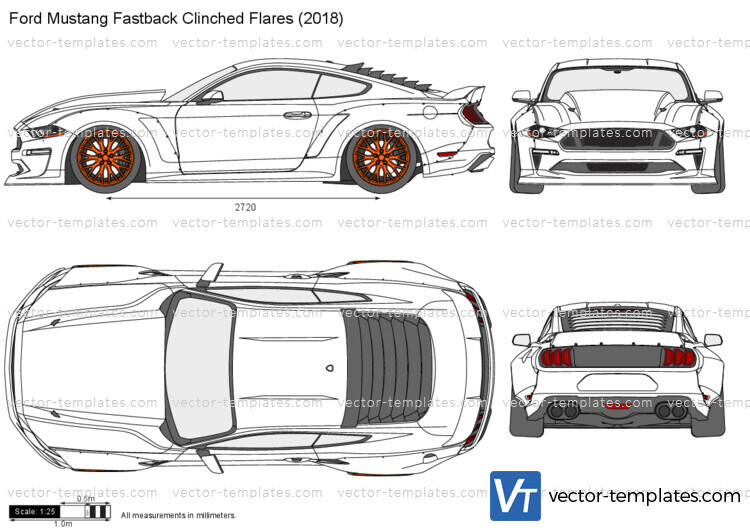 Ford Mustang Fastback Clinched Flares