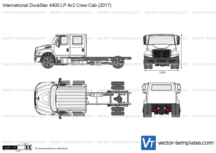 International DuraStar 4400 LP 4x2 Crew Cab