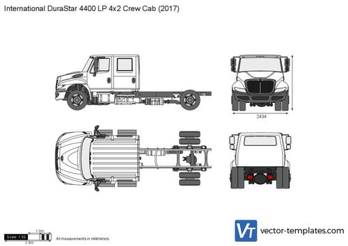 International DuraStar 4400 LP 4x2 Crew Cab