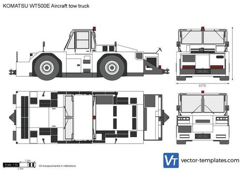 KOMATSU WT500E Aircraft tow truck