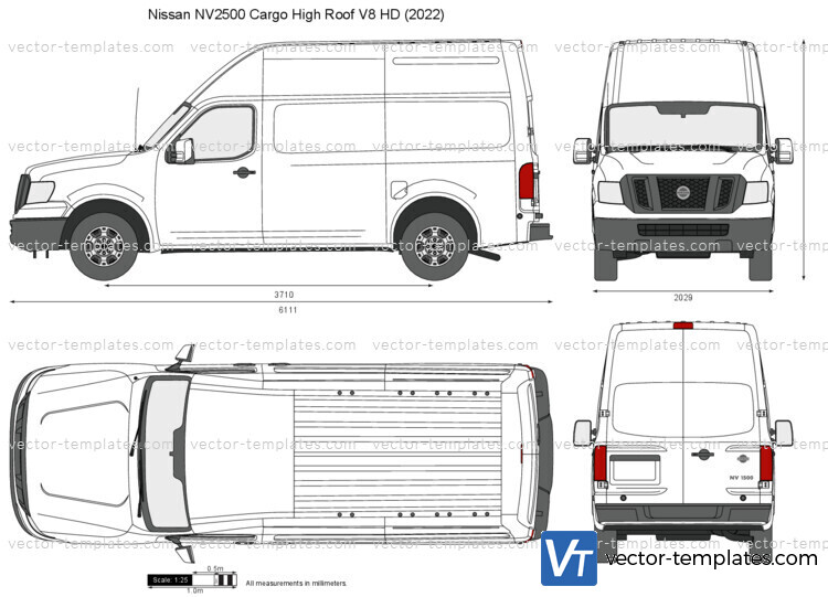 Nissan NV2500 Cargo High Roof V8 HD