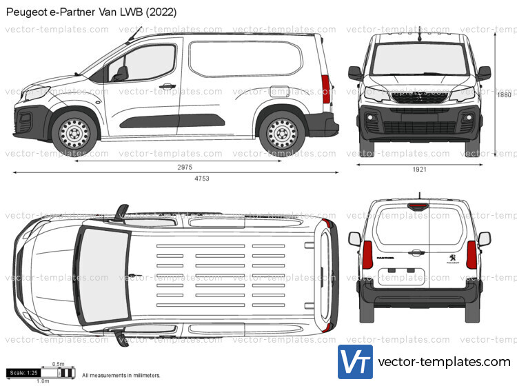 Peugeot e-Partner Van LWB