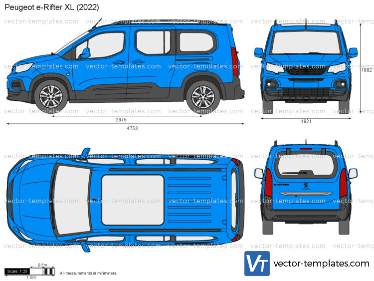 Peugeot e-Rifter XL