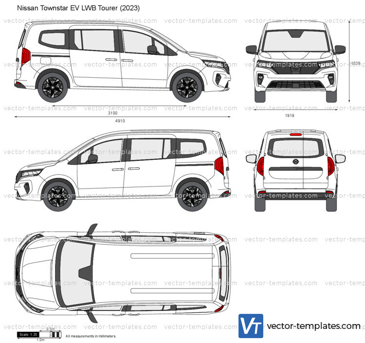 Nissan Townstar EV LWB Tourer