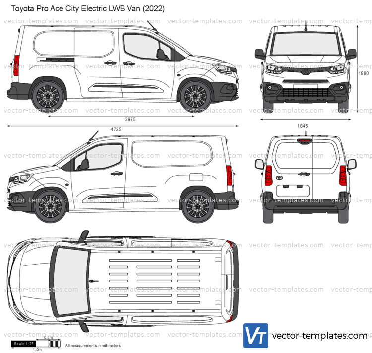 Toyota Pro Ace City Electric LWB Van