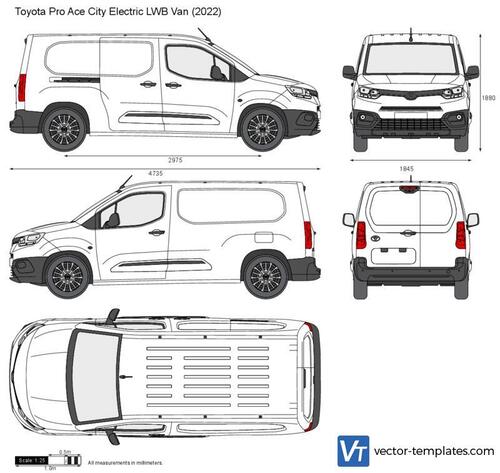 Toyota Pro Ace City Electric LWB Van