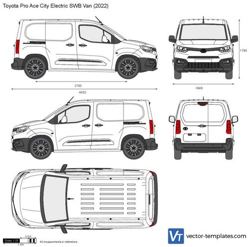 Toyota Pro Ace City Electric SWB Van