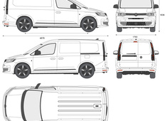 Volkswagen Caddy Commerce Pro Van Maxi