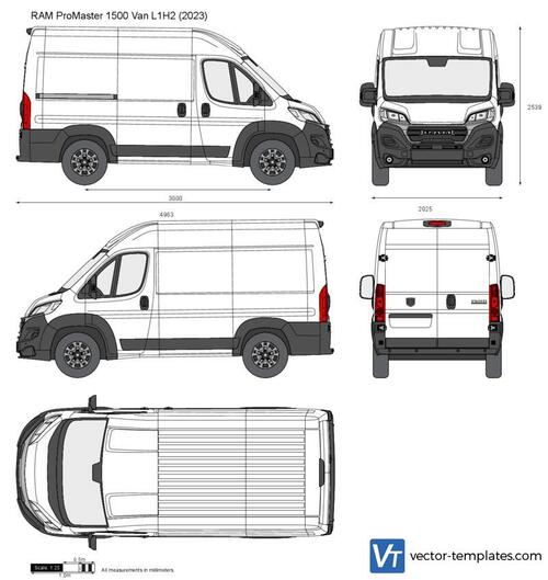 RAM ProMaster 1500 Van L1H2