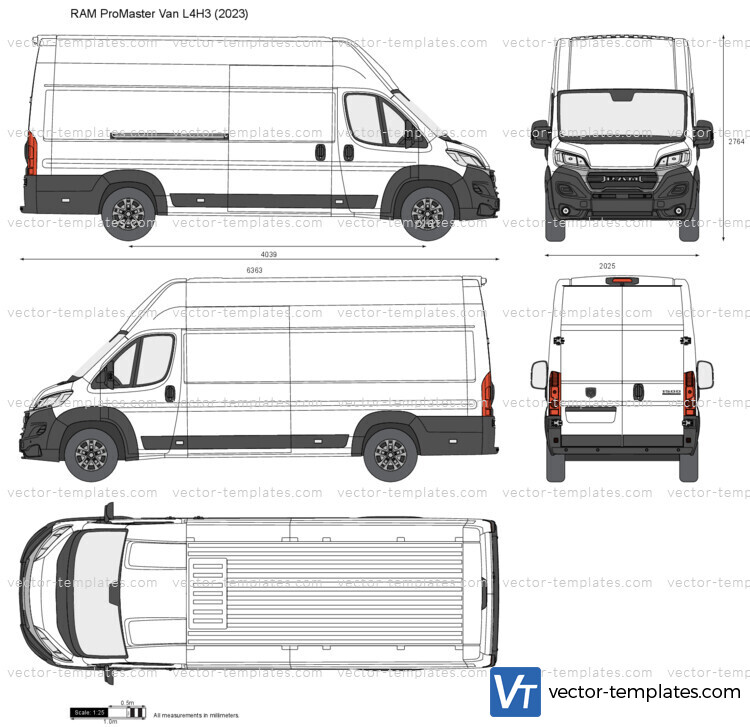 RAM ProMaster Van L4H3