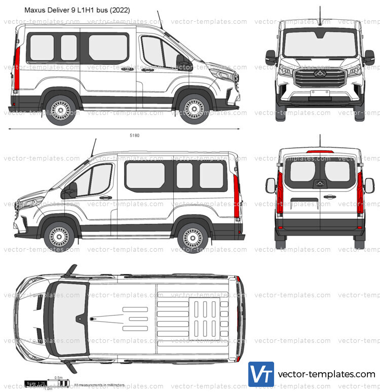 Maxus Deliver9 L1H1 bus