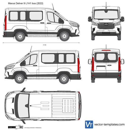 Maxus Deliver9 L1H1 bus