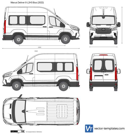 Maxus Deliver9 L2H3 Bus