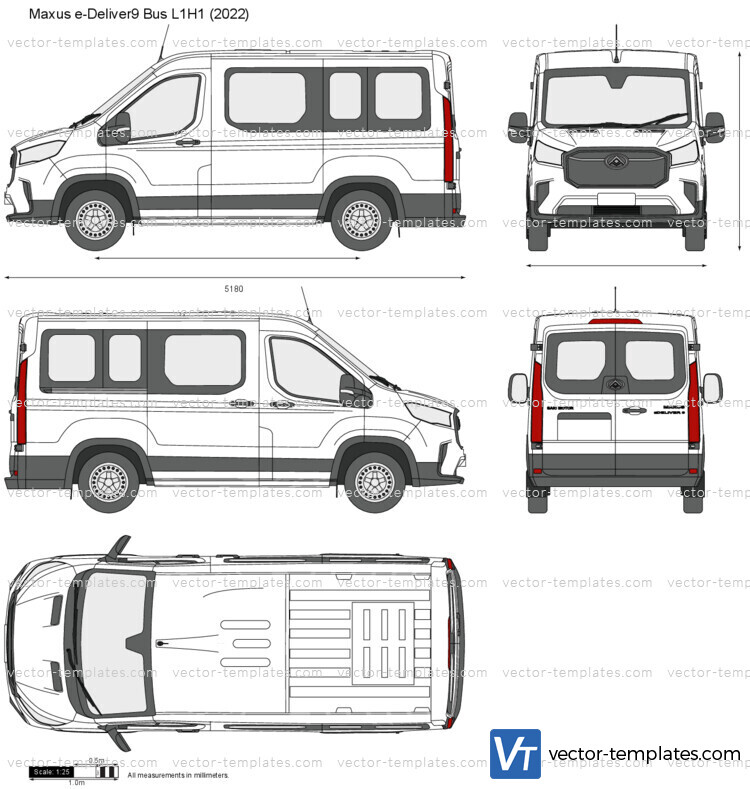 Maxus e-Deliver9 Bus L1H1