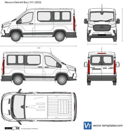 Maxus e-Deliver9 Bus L1H1