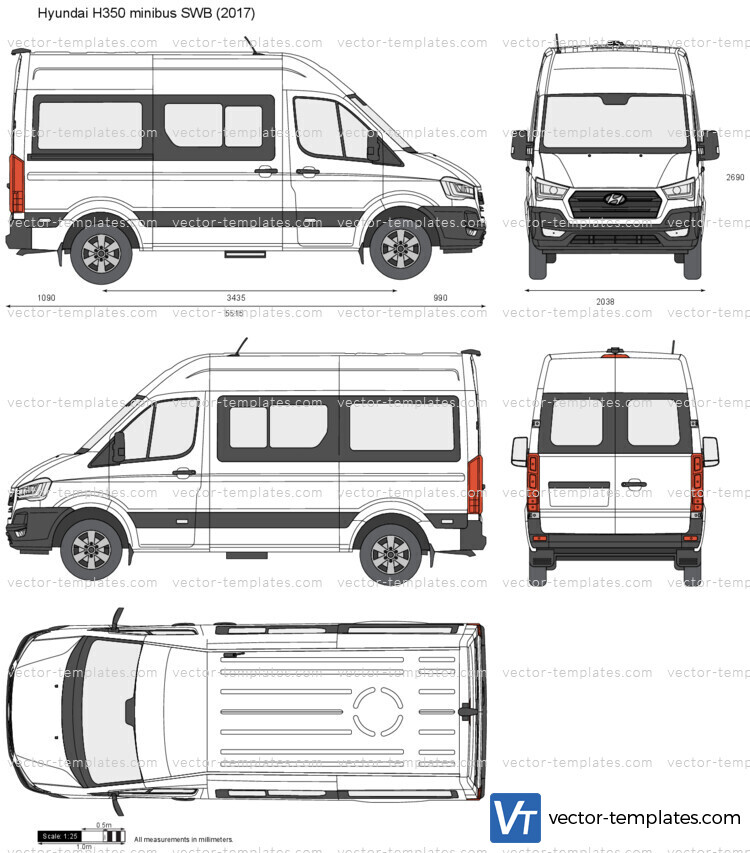 Hyundai H350 minibus SWB