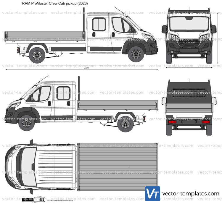 RAM ProMaster Crew Cab pickup