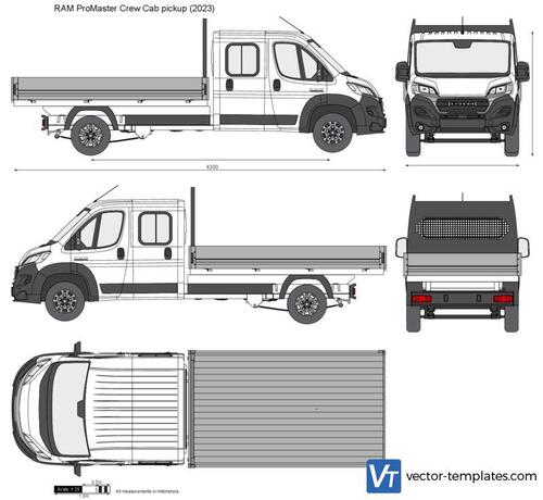 RAM ProMaster Crew Cab pickup