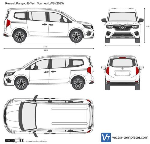 Renault Kangoo E-Tech Tourneo LWB