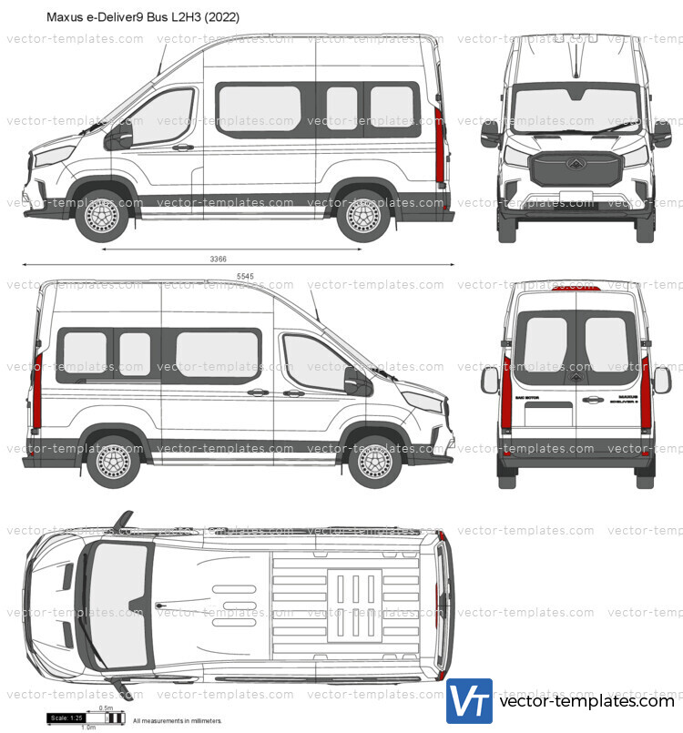 Maxus e-Deliver9 Bus L2H3