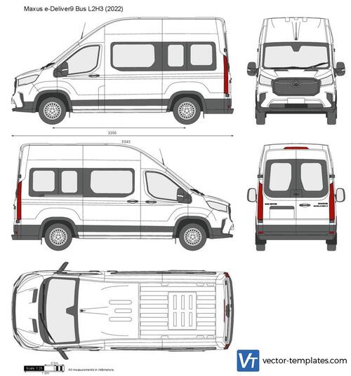 Maxus e-Deliver9 Bus L2H3