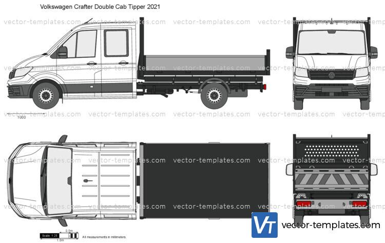 Volkswagen Crafter Double Cab Tipper