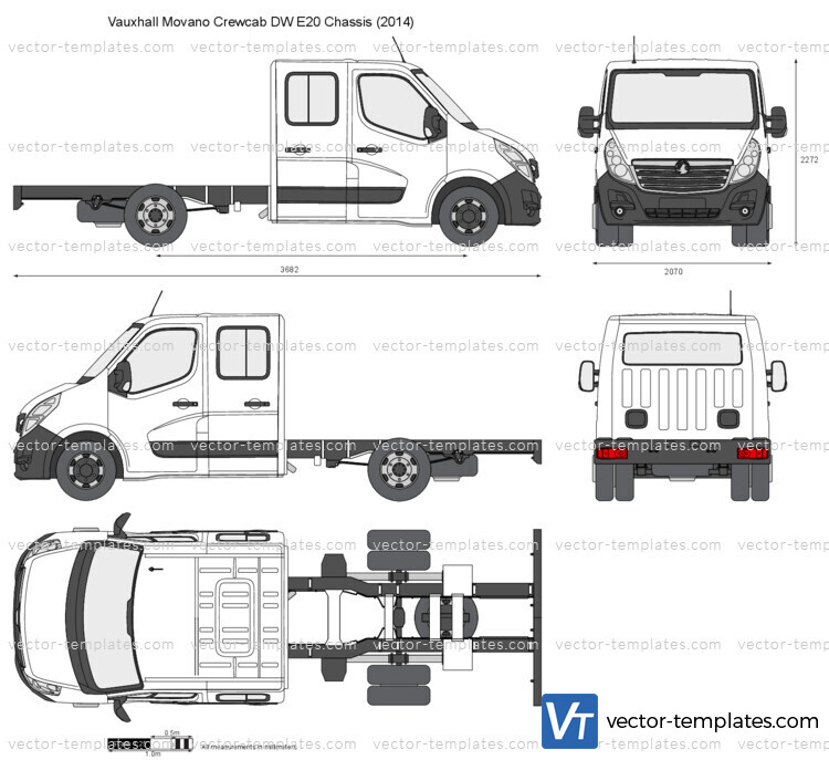 Vauxhall Movano Crewcab DW E20 Chassis