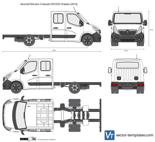 Vauxhall Movano Crewcab DW E20 Chassis