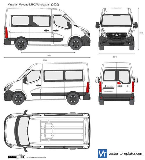 Vauxhall Movano L1H2 Windowvan