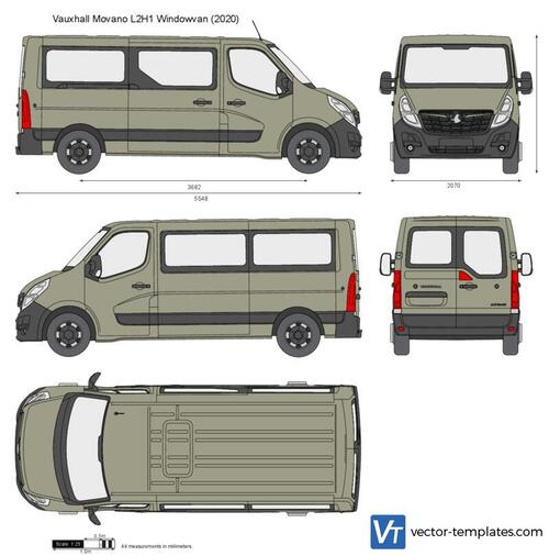 Vauxhall Movano L2H1 Windowvan